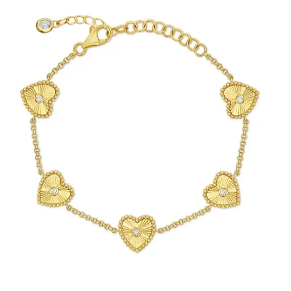 14K Gold/Silver Plated Heart Shape Pendant Magnetic Necklace